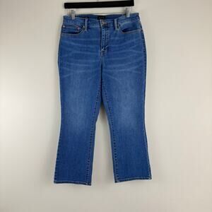 Talbots Straight Leg Jeans in Medium Blue Wash